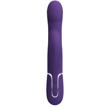 PRETTY LOVE - ZALIN PERLES VIBROMASSEUR RABBIT 4 EN 1 VIOLET