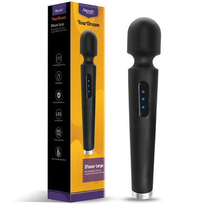 ARMONY - X POWER GRAND MASSAGE & VIBROMASSEUR 7 VIBRATIONS NOIR
