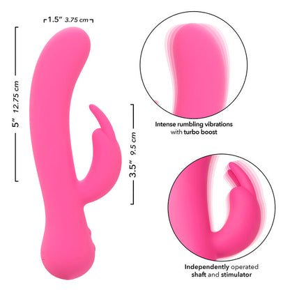 CALEXOTICS - FIRST TIME VIBROMASSEUR RABBIT RECHARGEABLE ROSE
