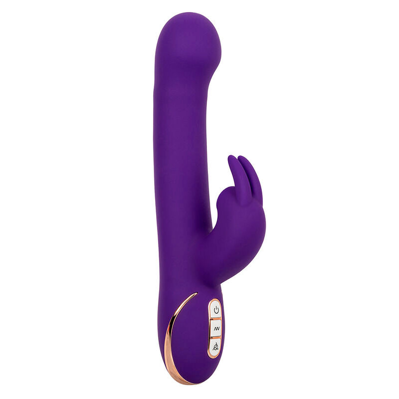 CALEXOTICS - JACK RABBIT VIBROMASSEUR ET STIMULATEUR 7 NIVEAUX DE VIBRATION ET ONDES STIMULANTES BLEU