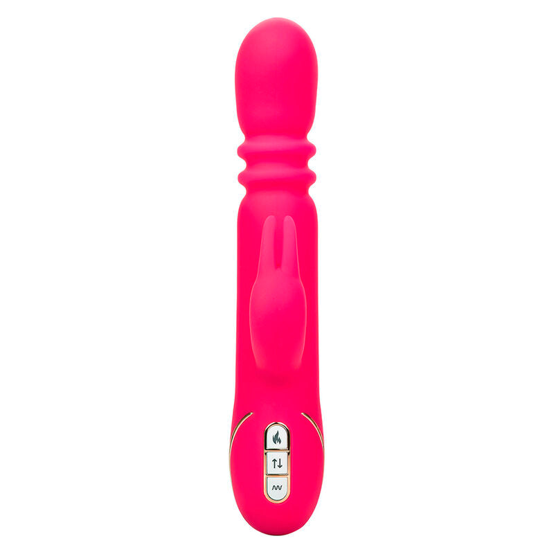 CALEXOTICS - JACK FANTASY TRIPLE VIBROMASSEUR RABBIT CHAUFFANT ROSE