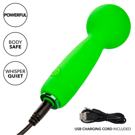 CALEXOTICS - NEON VIBES LE BUBBLY VIBE MINI VIBROMASSEUR 10 VIBRATIONS VERT