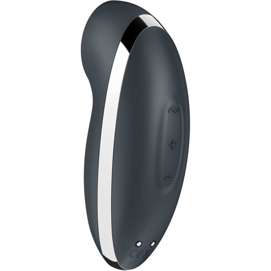 SATISFYER - TAP & CLIMAX 2 STIMULATEUR CLITORIDIEN GRIS