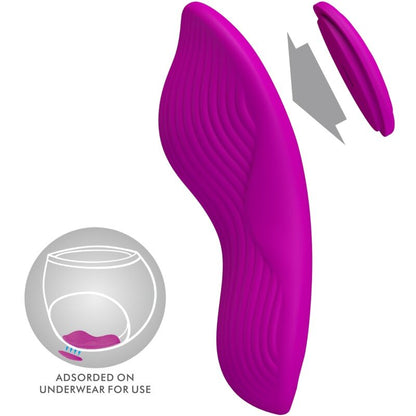 PRETTY LOVE - ROMARIO VIBROMASSEUR À LAY-ON TÉLÉCOMMANDE ROSE