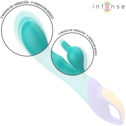 INTENSE - FRED VIBROMASSEUR RABBIT BLEU