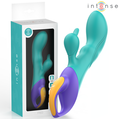 INTENSE - FRED VIBROMASSEUR RABBIT BLEU