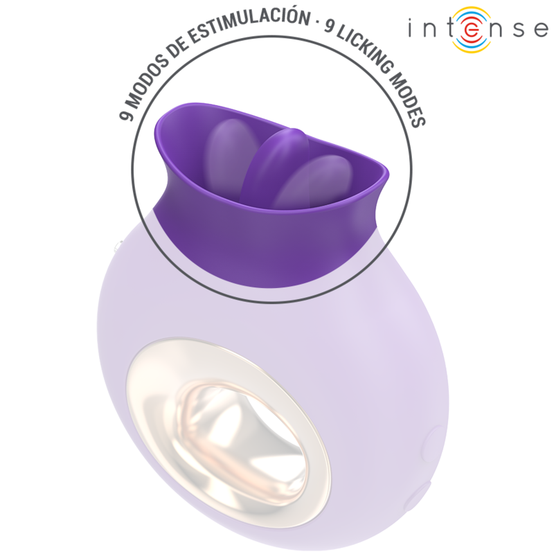 INTENSE - TULI STIMULATEUR CLITORIDIEN 9 VIBRATIONS & 9 OSCILLATIONS VIOLET