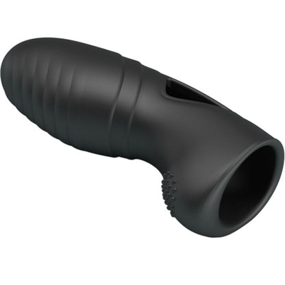 PRETTY LOVE - ALAN VIBROMASSEUR DE DOIGTS EN SILICONE NOIR