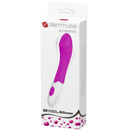 PRETTY LOVE - VIBROMASSEUR ELEMENTAL 30 MODES DE VIBRATION VIOLET