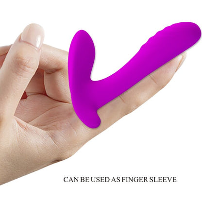 PRETTY LOVE - VIBROMASSEUR 12 VIBRATIONS TÉLÉCOMMANDE VIOLET