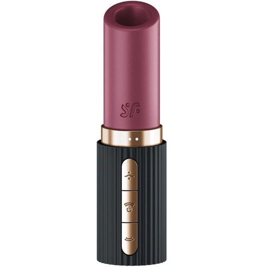 SATISFYER - STIMULATEUR DE CLITORIS PRO 2 KISS WAVE GRENAT / NOIR