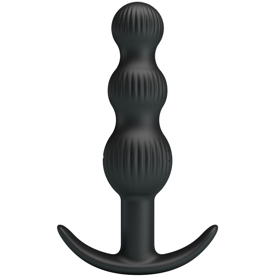 PRETTY LOVE - PLUG ANAL VIBRANT SIDNEY 10 VIBRATIONS NOIR