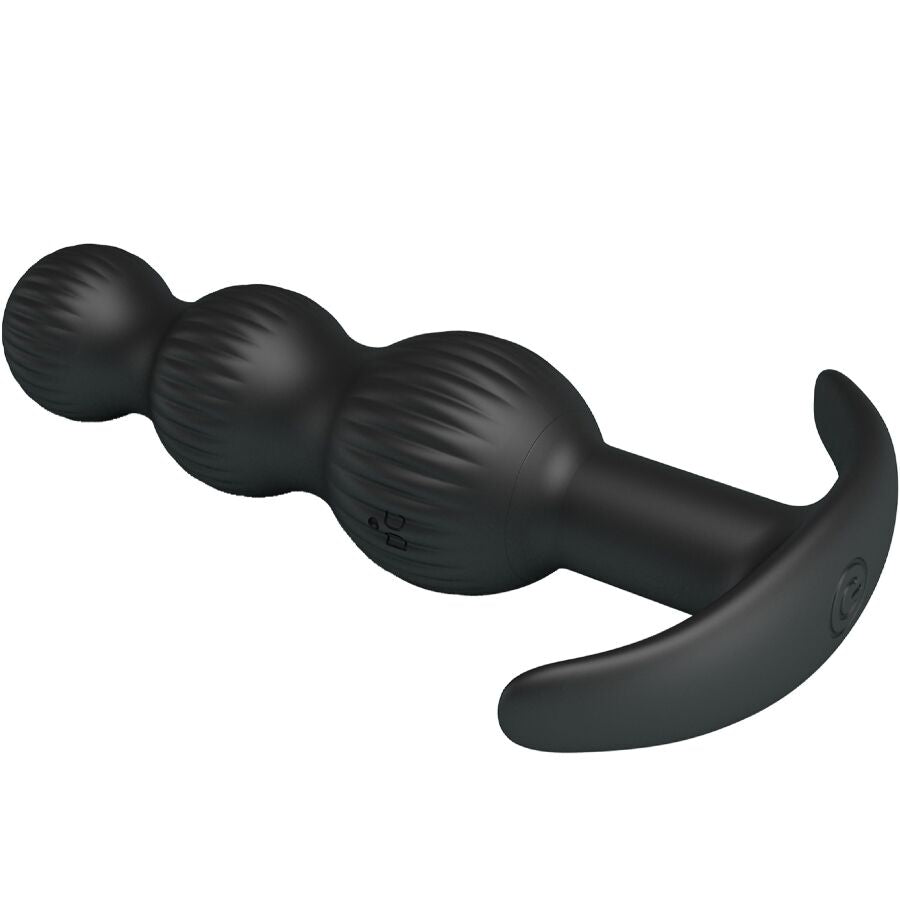 PRETTY LOVE - PLUG ANAL VIBRANT SIDNEY 10 VIBRATIONS NOIR