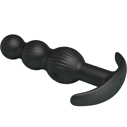 PRETTY LOVE - PLUG ANAL VIBRANT SIDNEY 10 VIBRATIONS NOIR