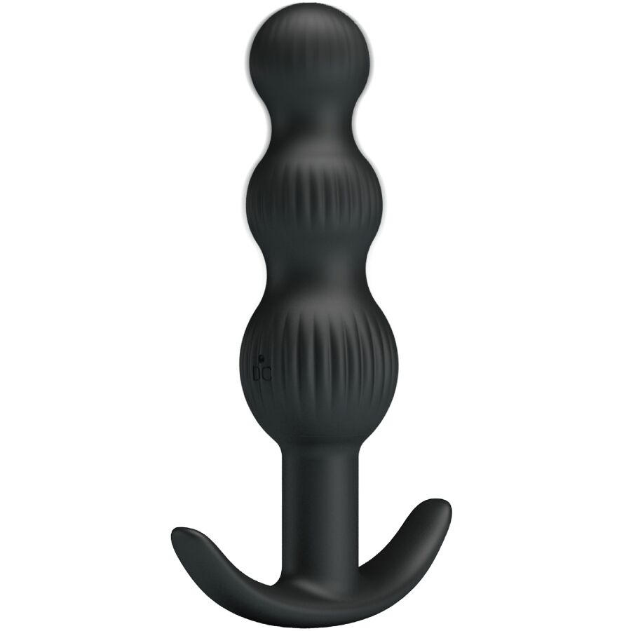 PRETTY LOVE - PLUG ANAL VIBRANT SIDNEY 10 VIBRATIONS NOIR