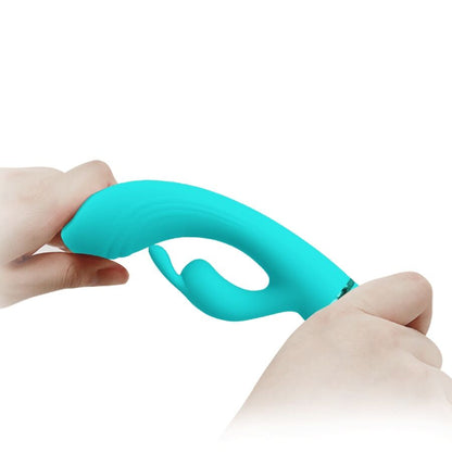 PRETTY LOVE - VIBROMASSEUR RABBIT SCOCCO TURQUOISE