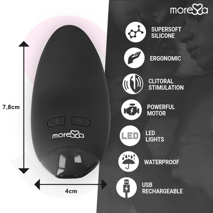 MORESSA - VIBROMASSEUR BLOSSOM NOIR