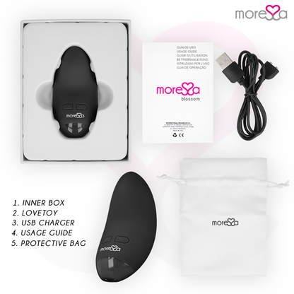 MORESSA - VIBROMASSEUR BLOSSOM NOIR