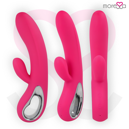 MORESSA - TROY RECHARGEABLE EN SILICONE PREMIUM VIBROMASSEUR RABBIT