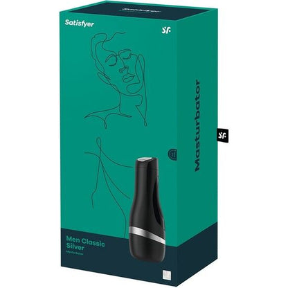 SATISFYER | MASTURBATEUR POUR HOMME CLASSIQUE ARGENT