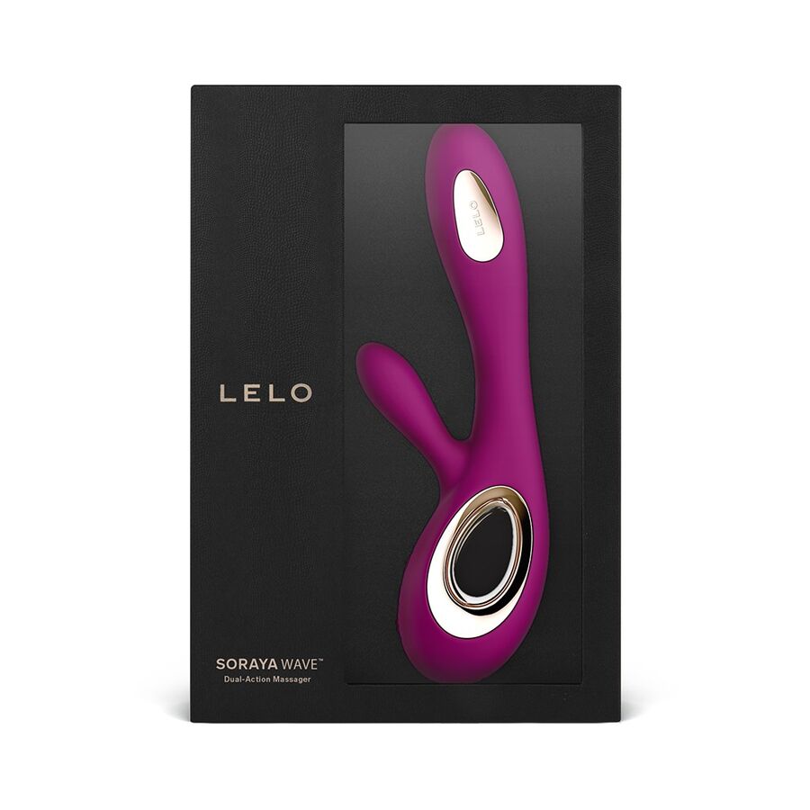 LELO - SORAYA WAVE VIBROMASSEUR RABBIT DEEP ROSE
