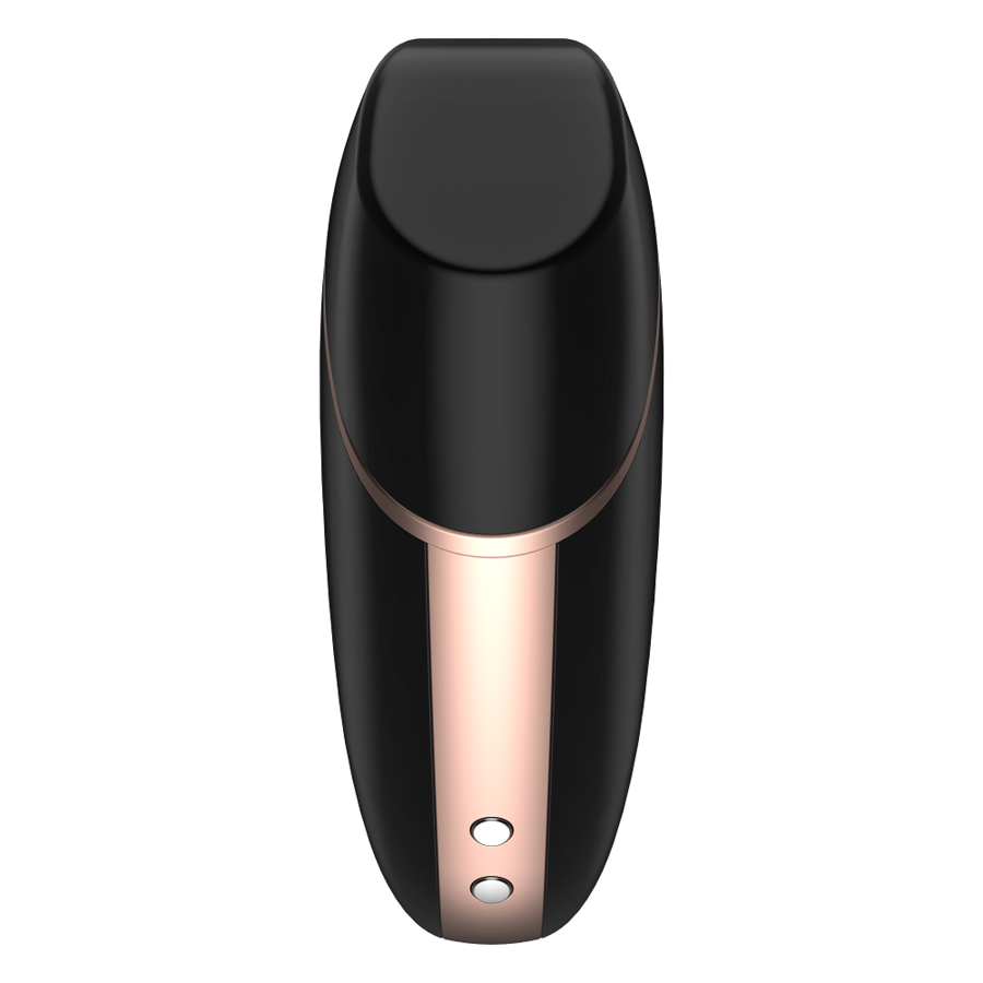 SATISFYER - STIMULATEUR CLITORIDIEN ET VIBRATEUR AIR LOVE TRIANGLE NOIR