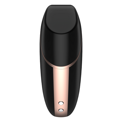 SATISFYER - STIMULATEUR CLITORIDIEN ET VIBRATEUR AIR LOVE TRIANGLE NOIR