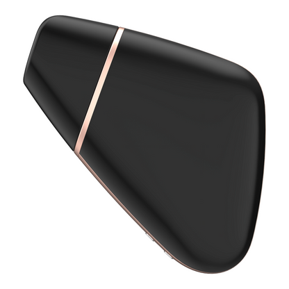 SATISFYER - STIMULATEUR CLITORIDIEN ET VIBRATEUR AIR LOVE TRIANGLE NOIR