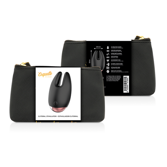 COQUETTE CHIC DESIRE - STIMULATEUR CLITORIDIEN NOIR / OR