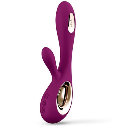 LELO - SORAYA WAVE VIBROMASSEUR RABBIT DEEP ROSE