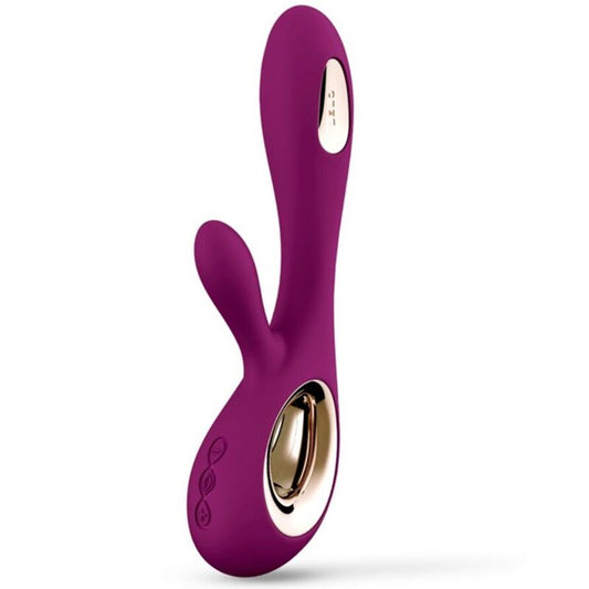 LELO - SORAYA WAVE VIBROMASSEUR RABBIT DEEP ROSE