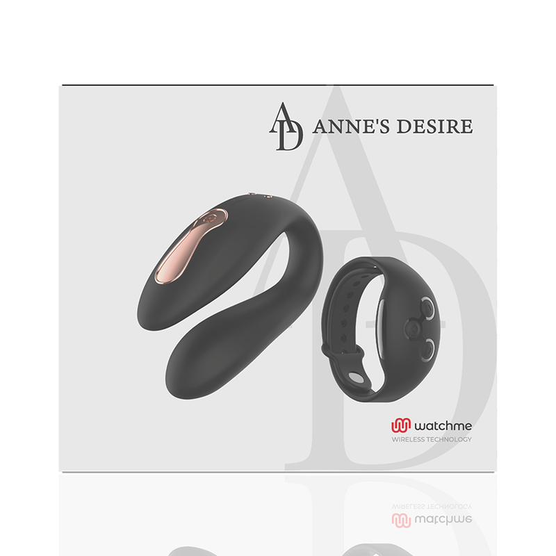 ANNE'S DESIRE - DUAL PLEASURE TECNOLOG A WATCHME NOIR VIBROMASSEUR