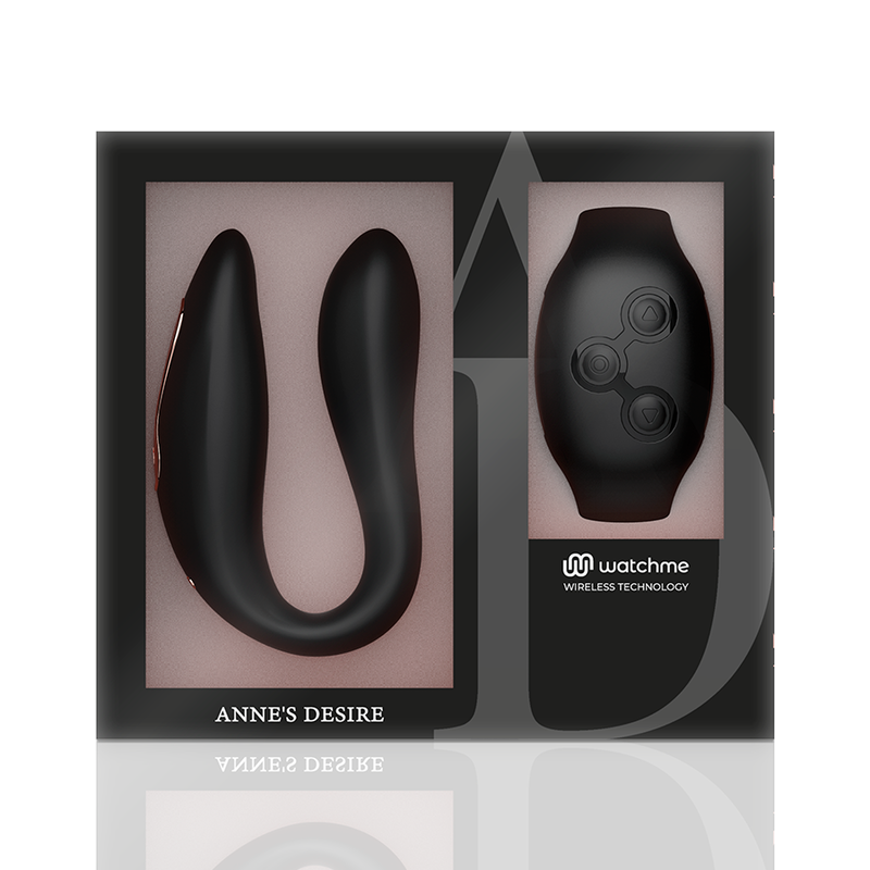 ANNE'S DESIRE - DUAL PLEASURE TECNOLOG A WATCHME NOIR VIBROMASSEUR