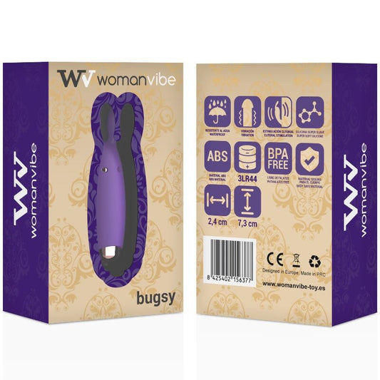 WOMANVIBE - BUGSY SILICONE STIMULATEUR CLITORIDIEN