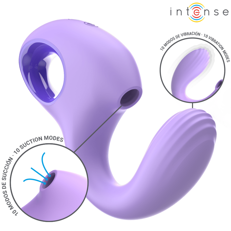 INTENSE FUN INTENSE - BAXTER VIBROMASSEUR & STIMULATEUR CLITORIDIEN VIOLET