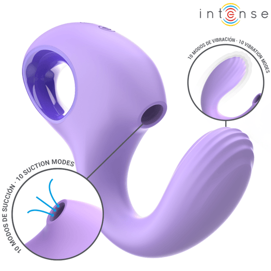 INTENSE FUN INTENSE - BAXTER VIBROMASSEUR & STIMULATEUR CLITORIDIEN VIOLET