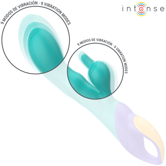 INTENSE FUN INTENSE - FRED VIBROMASSEUR RABBIT BLEU