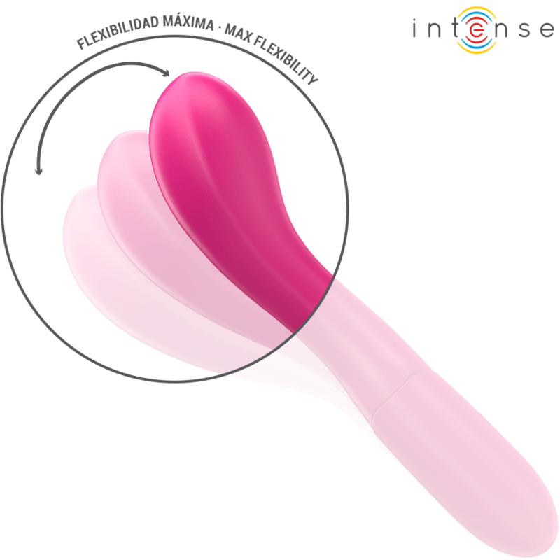 INTENSE FUN INTENSE - LISETTE VIBROMASSEUR 19 CM SOUPLE 10 VIBRATIONS ROSE