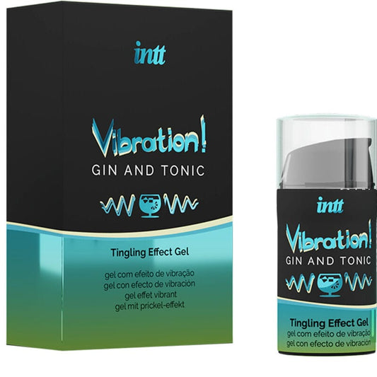 INTT UNISEX AROUSAL GEL INTT - GEL VIBRATEUR LIQUIDE PUISSANT STIMULANT INTIME GIN & TONIC 15ML