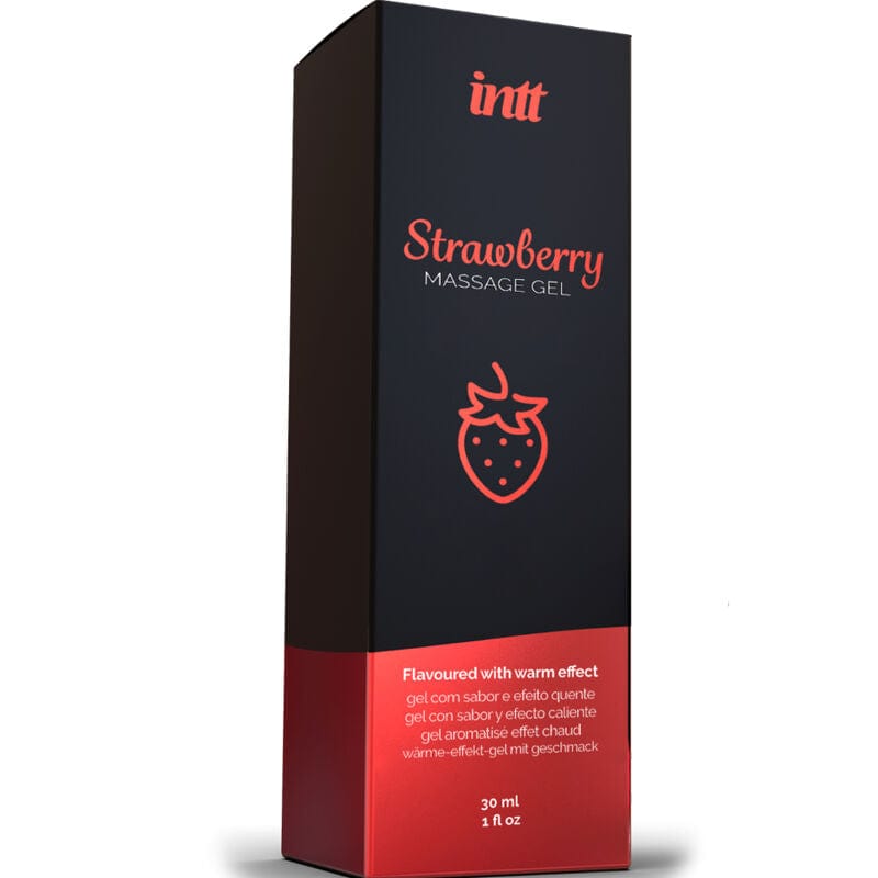 INTT MASSAGE & ORAL SEX INTT MASSAGE & ORAL SEX - GEL DE MASSAGE EFFET CHAUD SAVEUR FRAISE