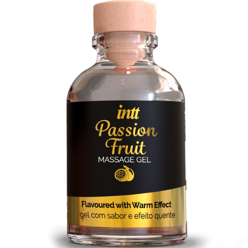 INTT MASSAGE & ORAL SEX INTT MASSAGE & ORAL SEX - GEL DE MASSAGE SAVEUR FRUIT DE LA PASSION AVEC EFFET CHALEUR