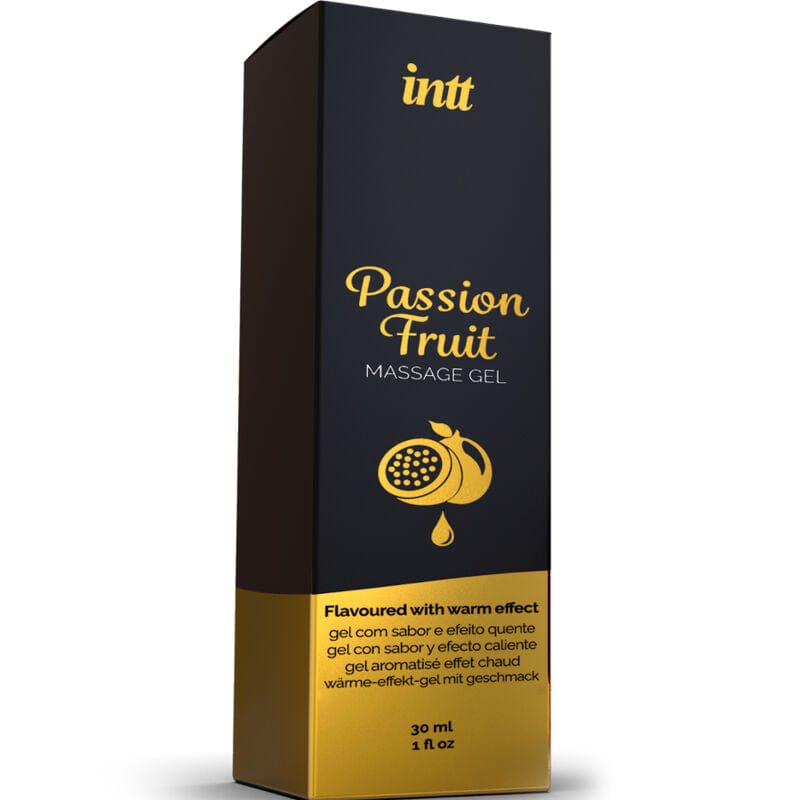 INTT MASSAGE & ORAL SEX INTT MASSAGE & ORAL SEX - GEL DE MASSAGE SAVEUR FRUIT DE LA PASSION AVEC EFFET CHALEUR