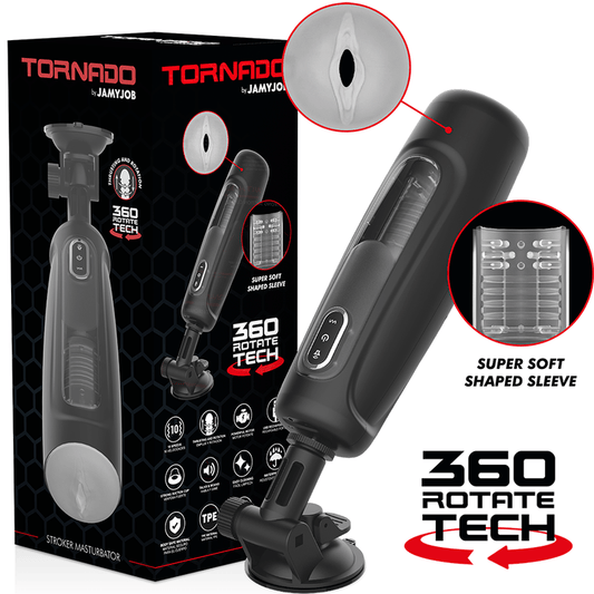 JAMYJOB JAMYJOB - TORNADO 360 ROTATION TECH STROKER MASTURBATEUR HOMME