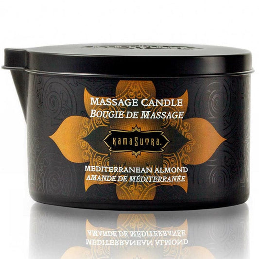 KAMASUTRA COSMETICS KAMASUTRA - BOUGIE DE MASSAGE AUX AMANDES MÉDITERRANÉENNES 170GR