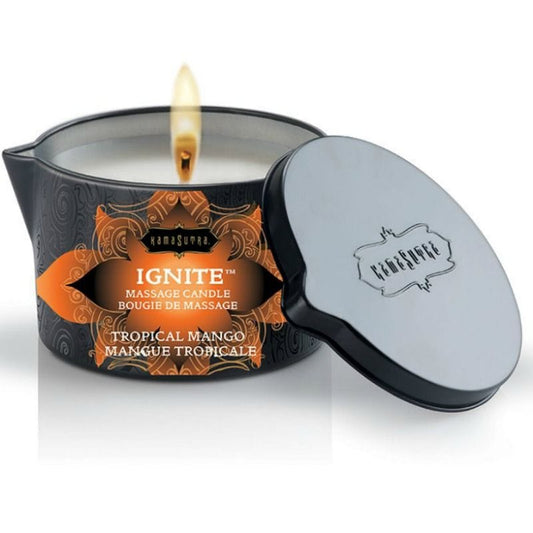KAMASUTRA COSMETICS KAMASUTRA - BOUGIE DE MASSAGE MANCHE TROPICAL 170 GR
