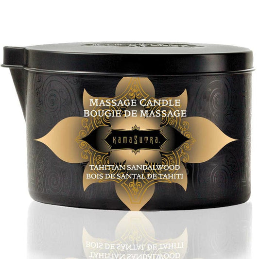 KAMASUTRA COSMETICS KAMASUTRA - BOUGIE DE MASSAGE VANILLE ET BOIS DE SANTAL 170 GR