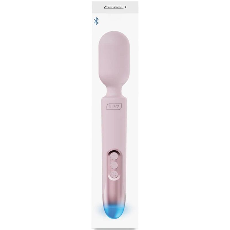 KIIROO KIIROO - PROWAND VIBRATEUR WAND TÉLÉCOMMANDE + APPLICATION GRATUITE ROSE