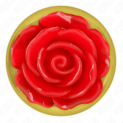 KINK PLEASURE PLUGS KINK - PLUG ANAL OR ROSE ROUGE TAILLE S