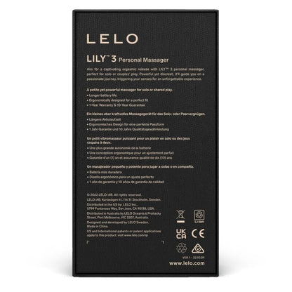 LELO LELO - STIMULATEUR CLITORIDIEN LILY 3 - VERT POLAIRE