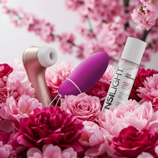 Crown Style LOT EXPERTE | Stimulateur clitoridien, mini-vibromasseur, lubrifiant base d'eau arôme fraise